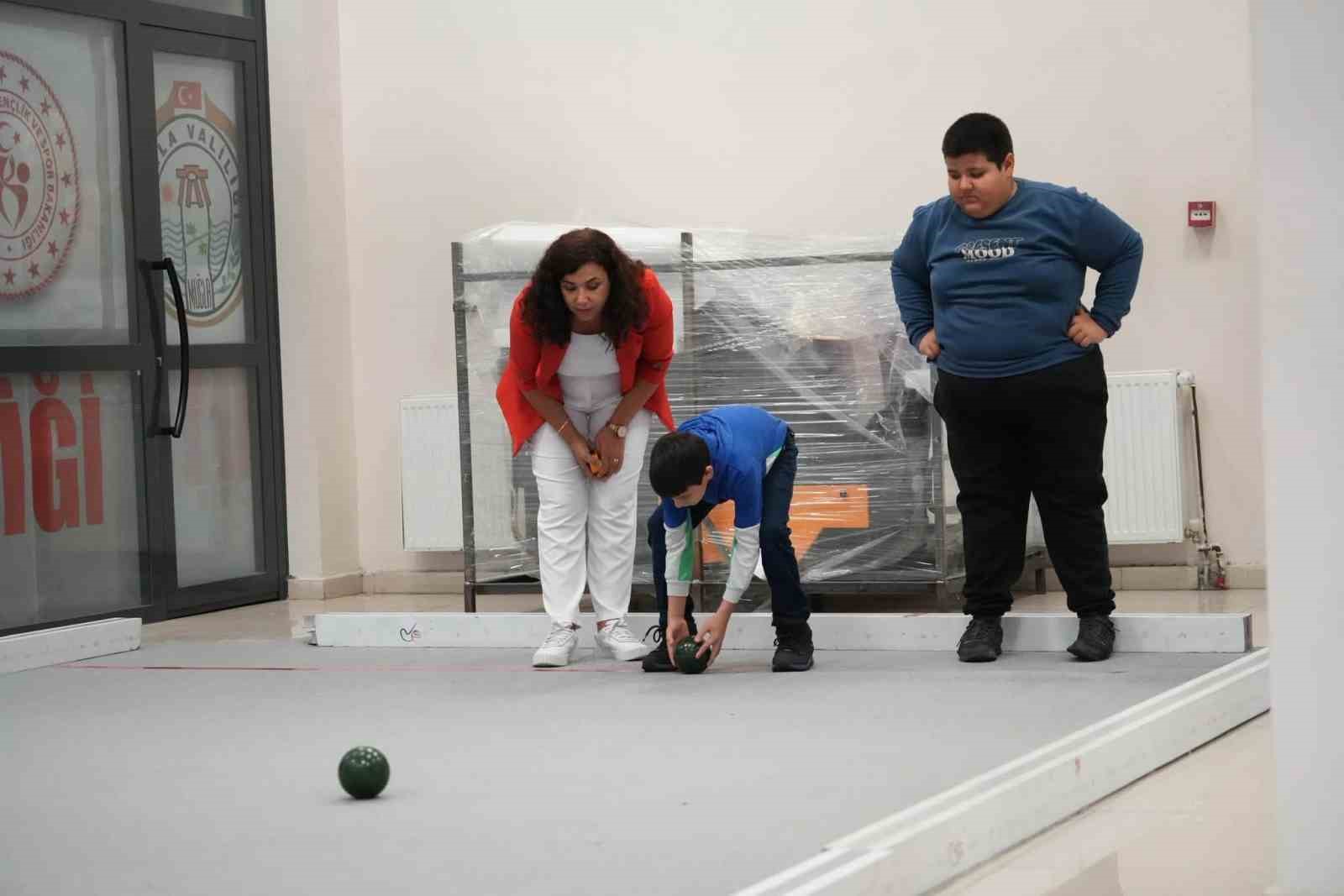 Muğla’da özel sporcular Bocce Turnuvası’nda sahaya çıktı
