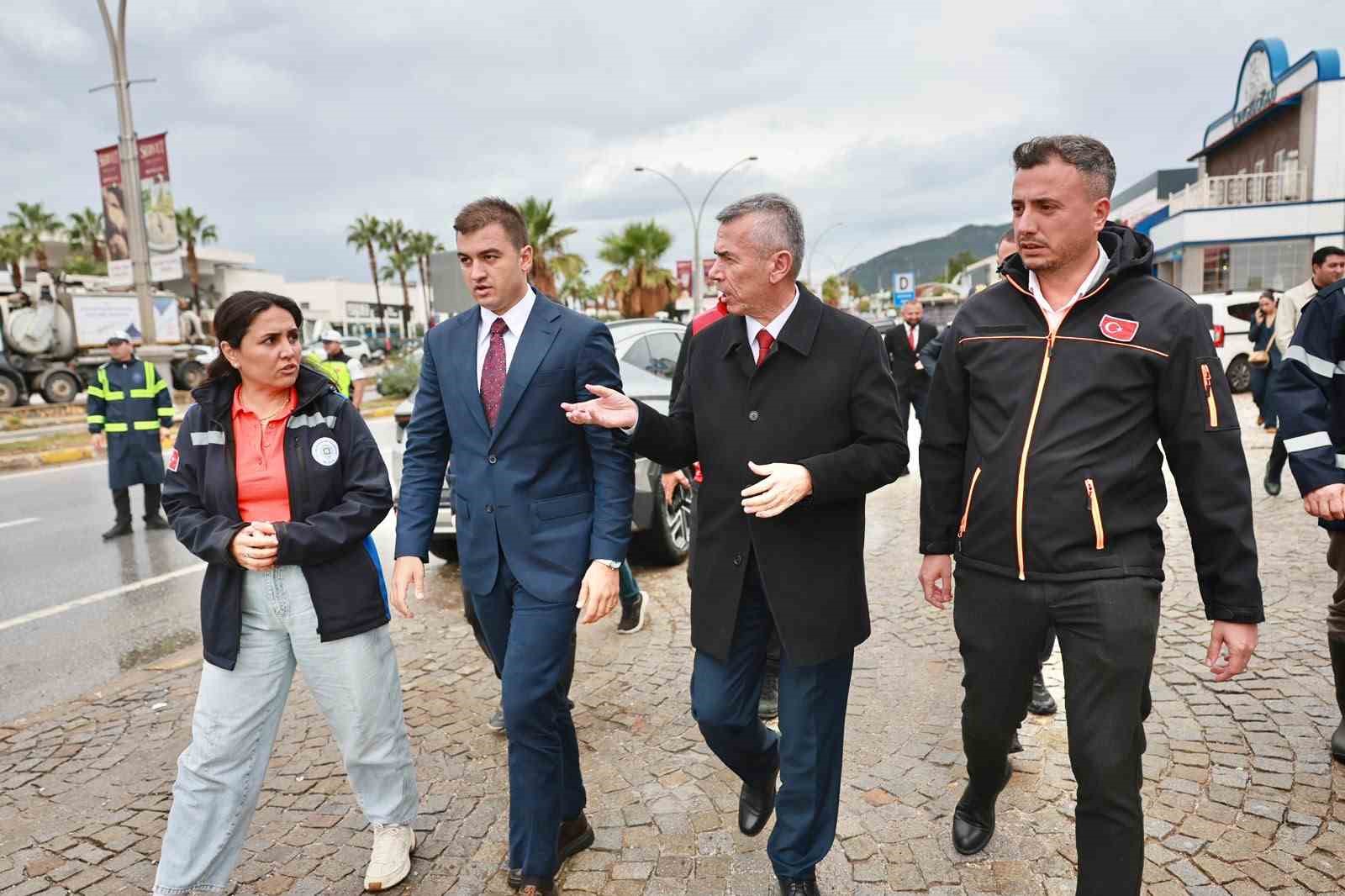 Bodrum’da yağış seferberliği