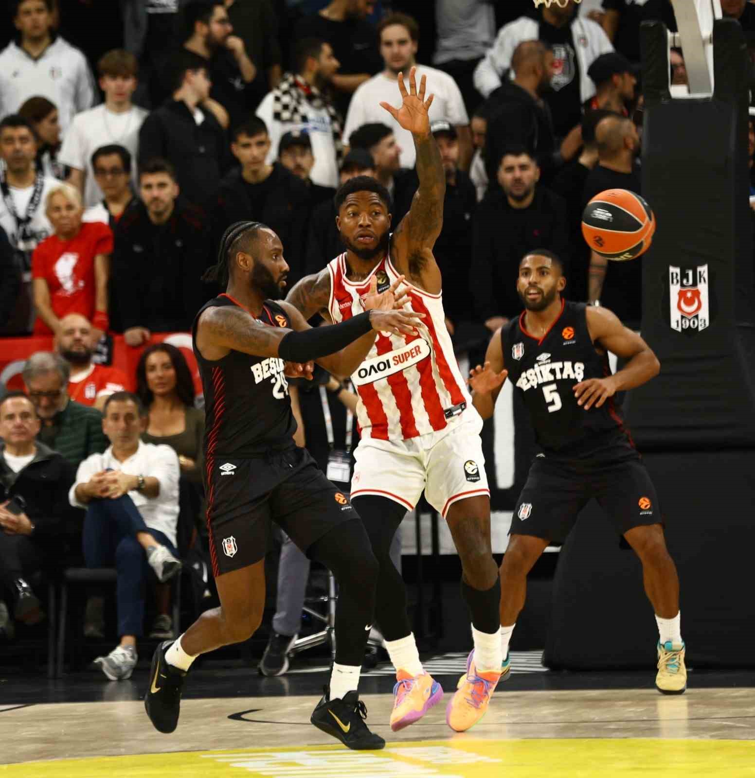 Euroleague: Beşiktaş: 73 - Olympiakos: 81