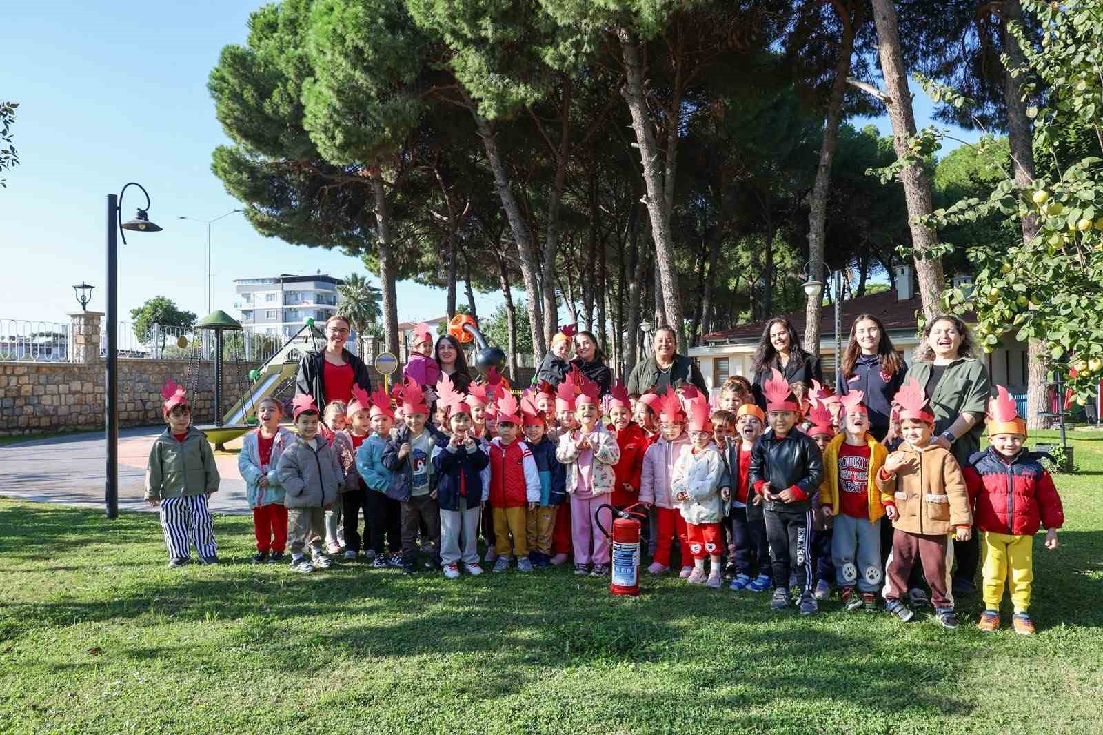 Aydın’da miniklere yangın ve acil durum eğitimi