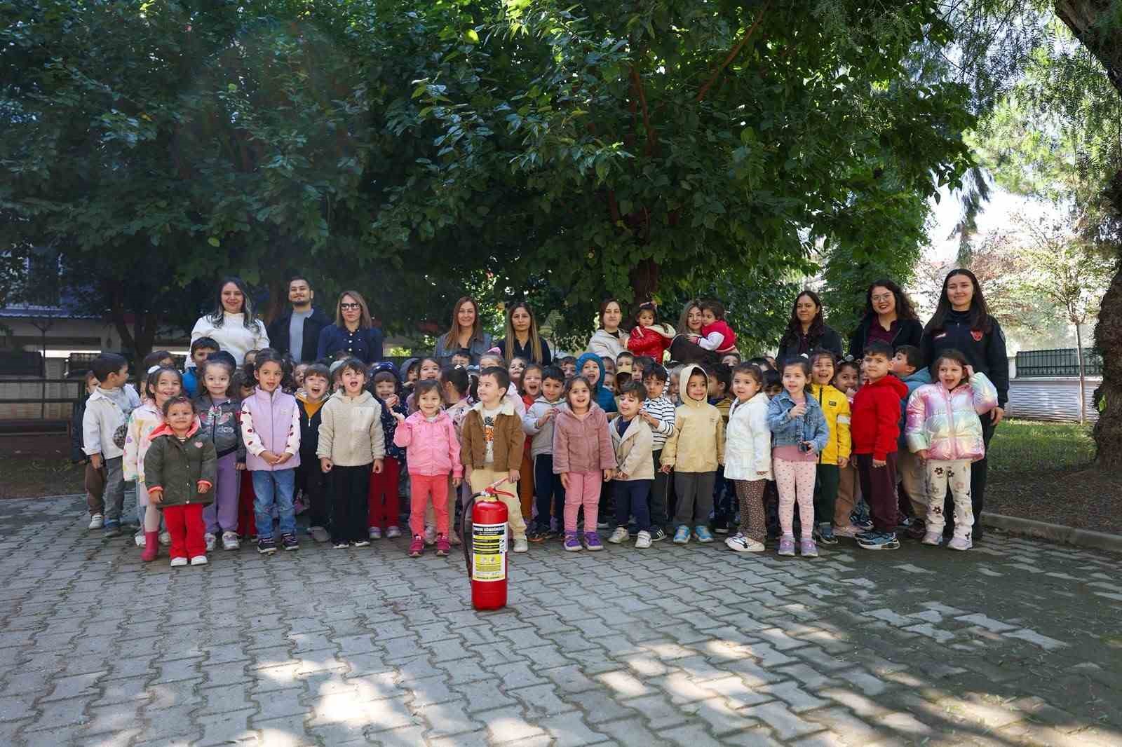 Aydın’da miniklere yangın ve acil durum eğitimi