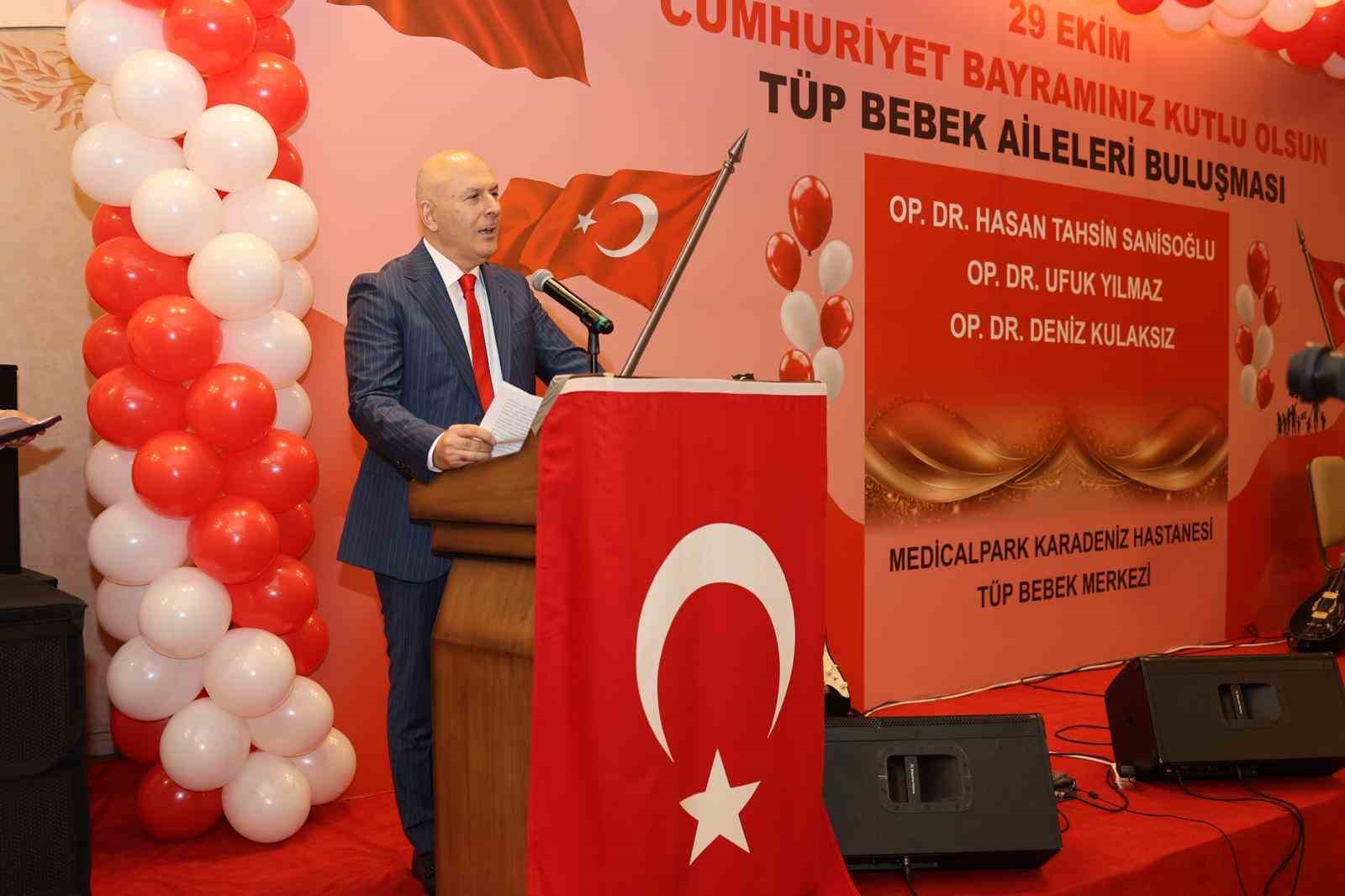 Trabzon’da tüp bebek ailelerinin Cumhuriyet Bayramı buluşması