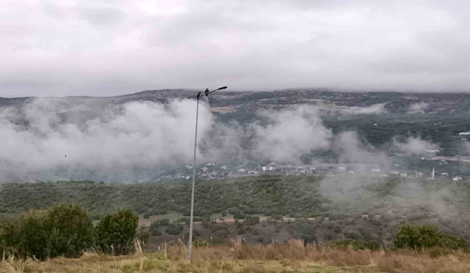 Bingöl’de bulutlar yeryüzüyle buluştu, ortaya eşsiz görüntüler çıktı