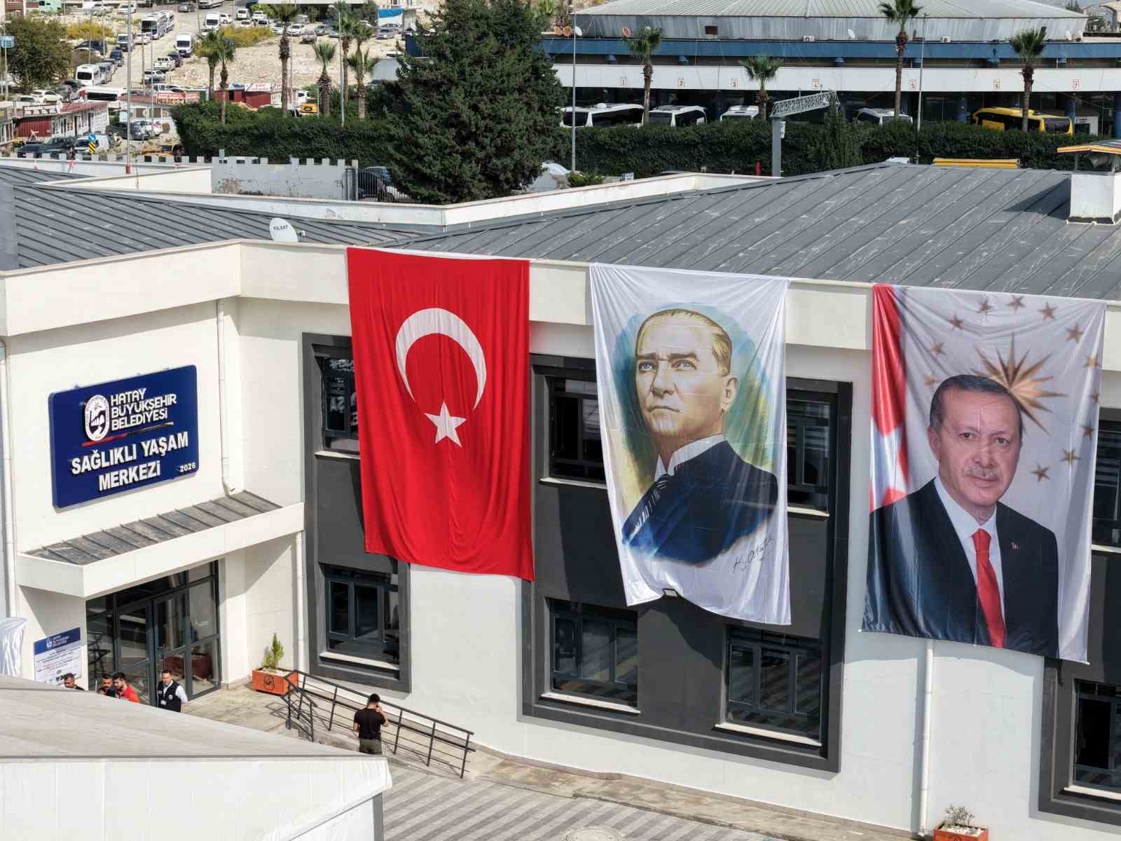 Hatay’da uluslararası dayanışmayla sağlıklı yaşam merkezi açıldı