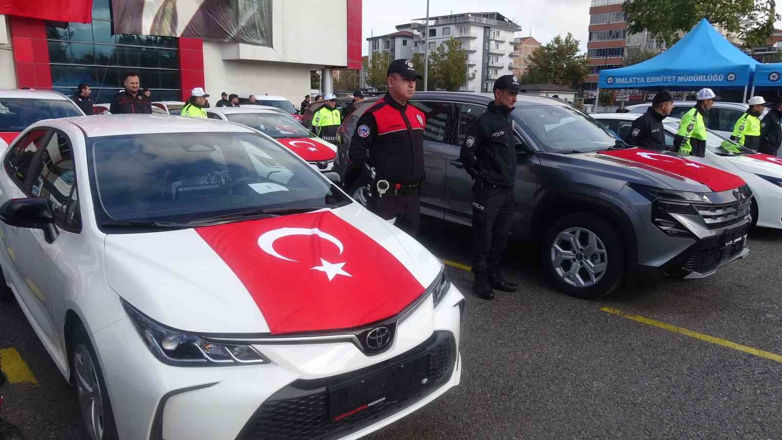Malatya’da Emniyet Teşkilatı’nın araç filosu güçlendirildi