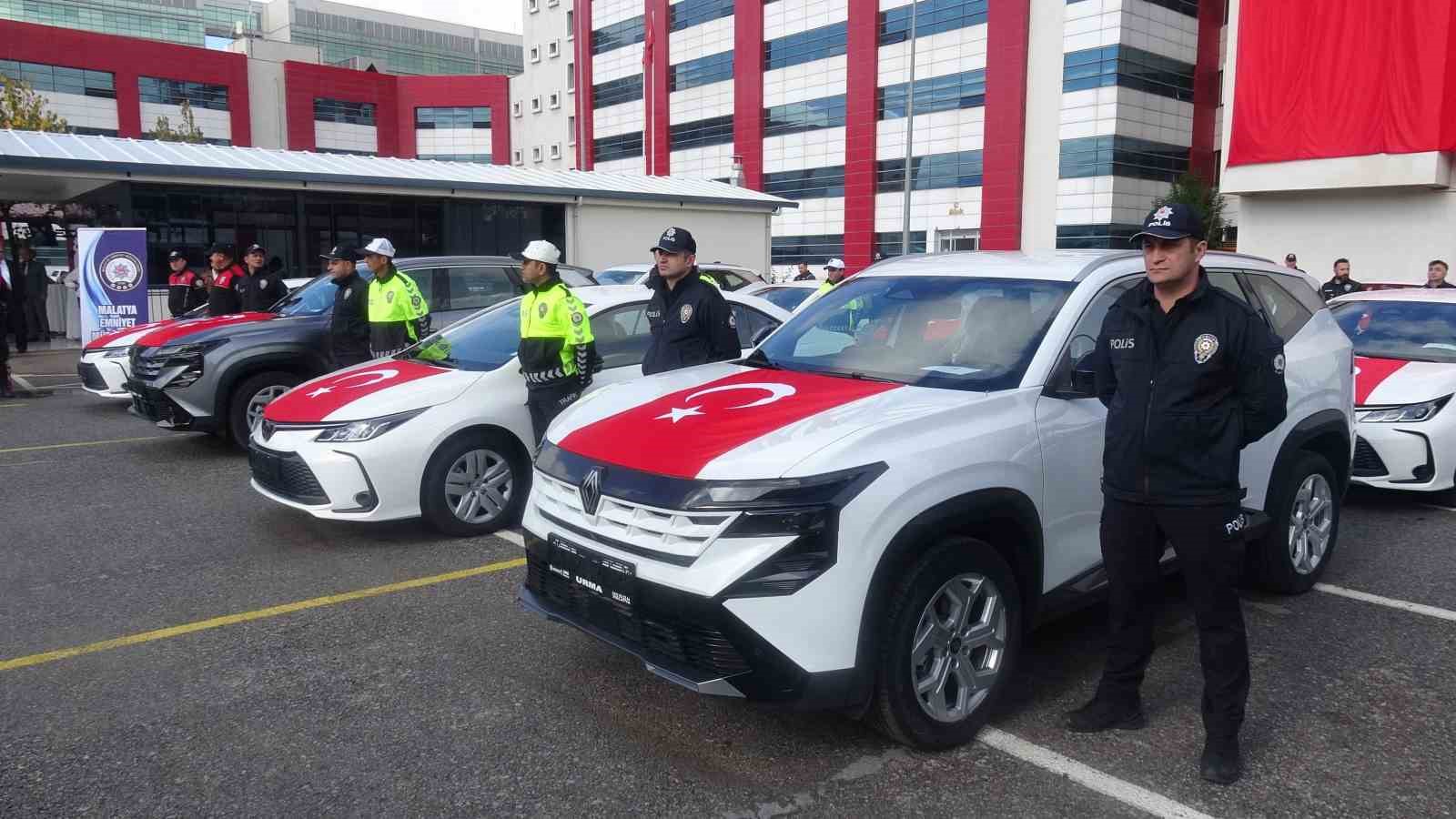 Malatya’da Emniyet Teşkilatı’nın araç filosu güçlendirildi