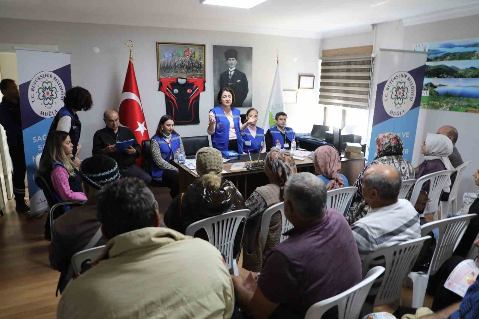 Muğla Büyükşehir’den Hisarönü’nde Meme Kanseri farkındalığı