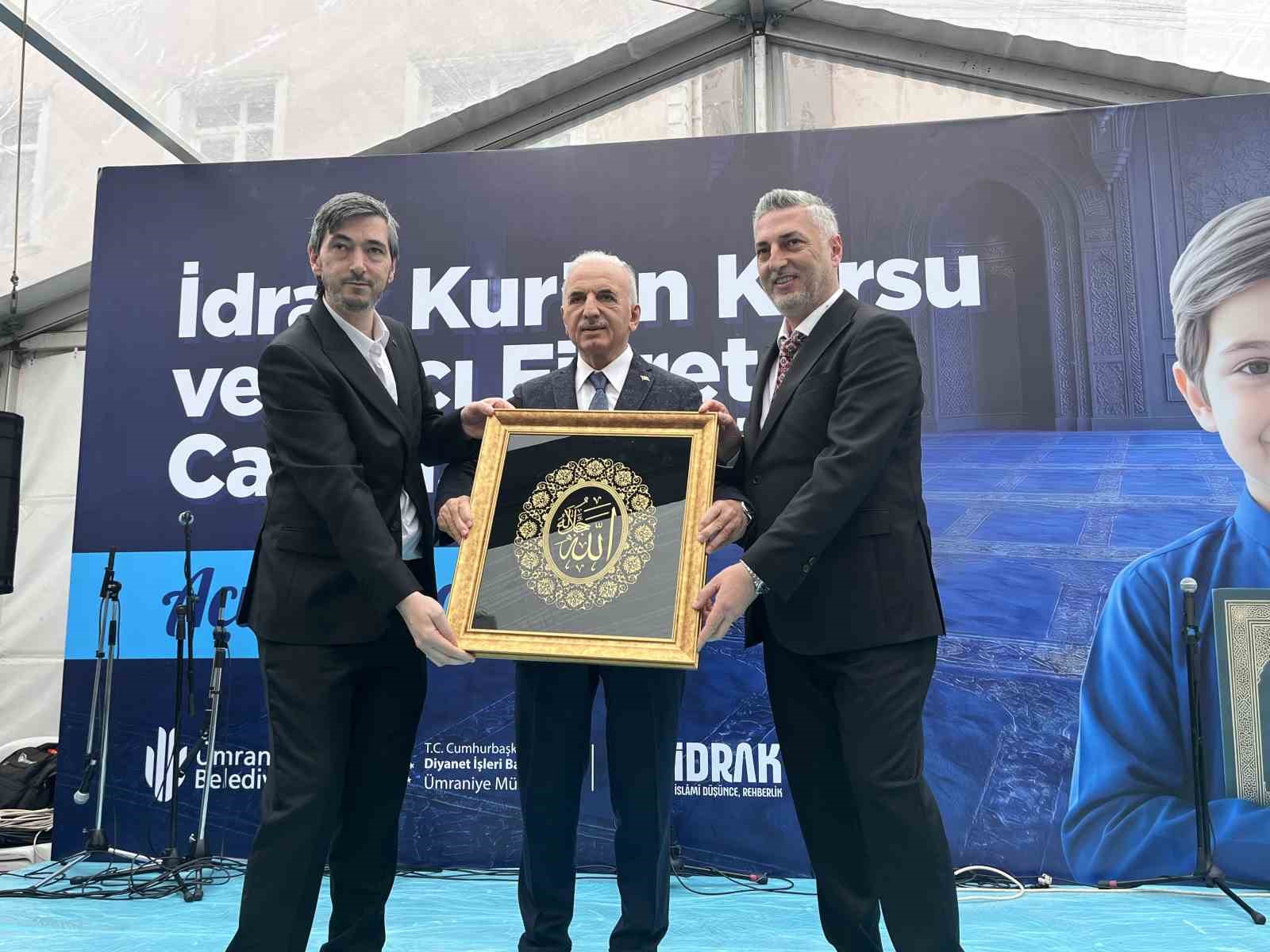 Ümraniye’de Hacı Fikret Canbaz Mescidi ve İdrak Kur’an Kursu açıldı