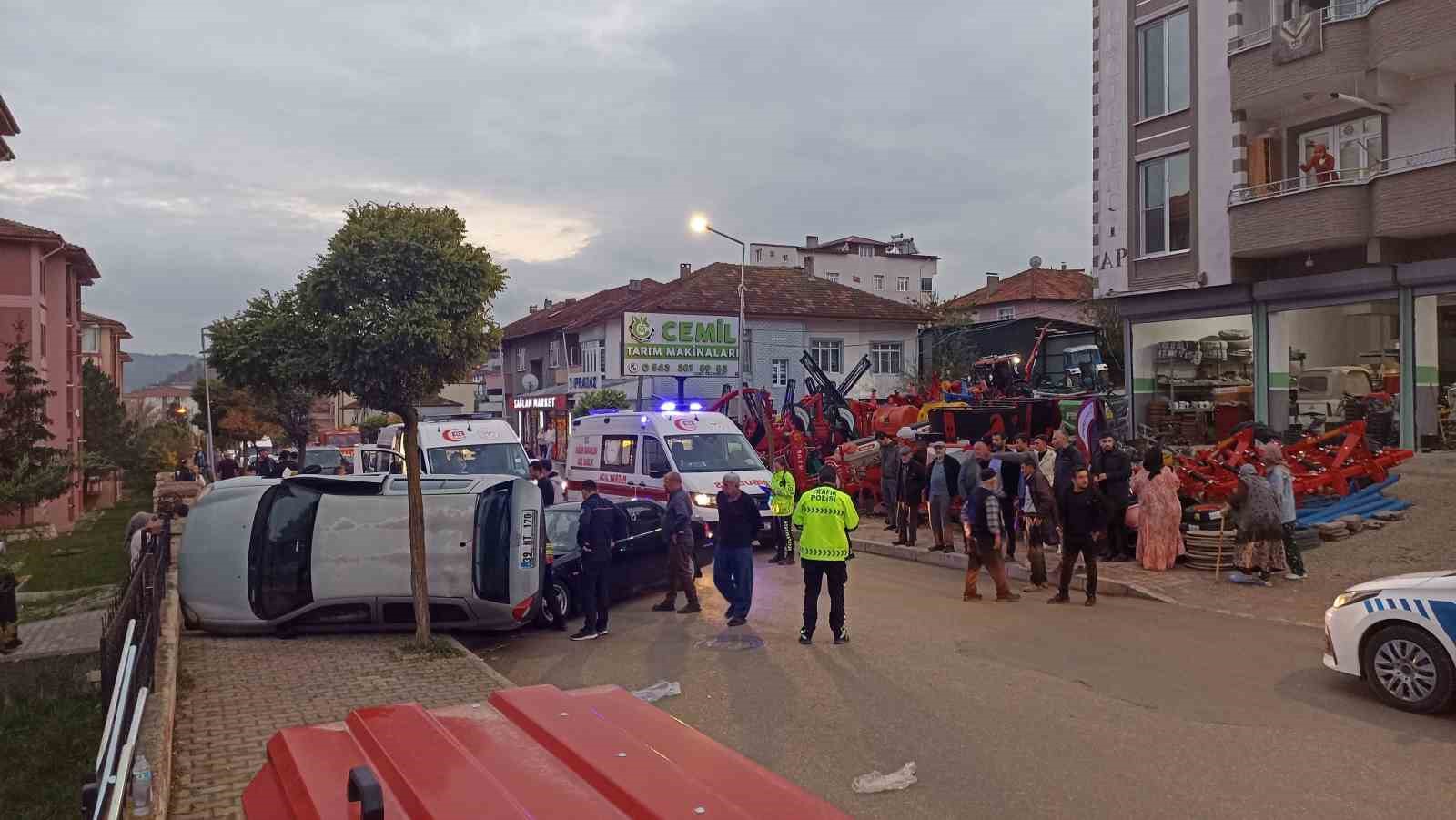 Samsun’da trafik kazası: 4 yaralı