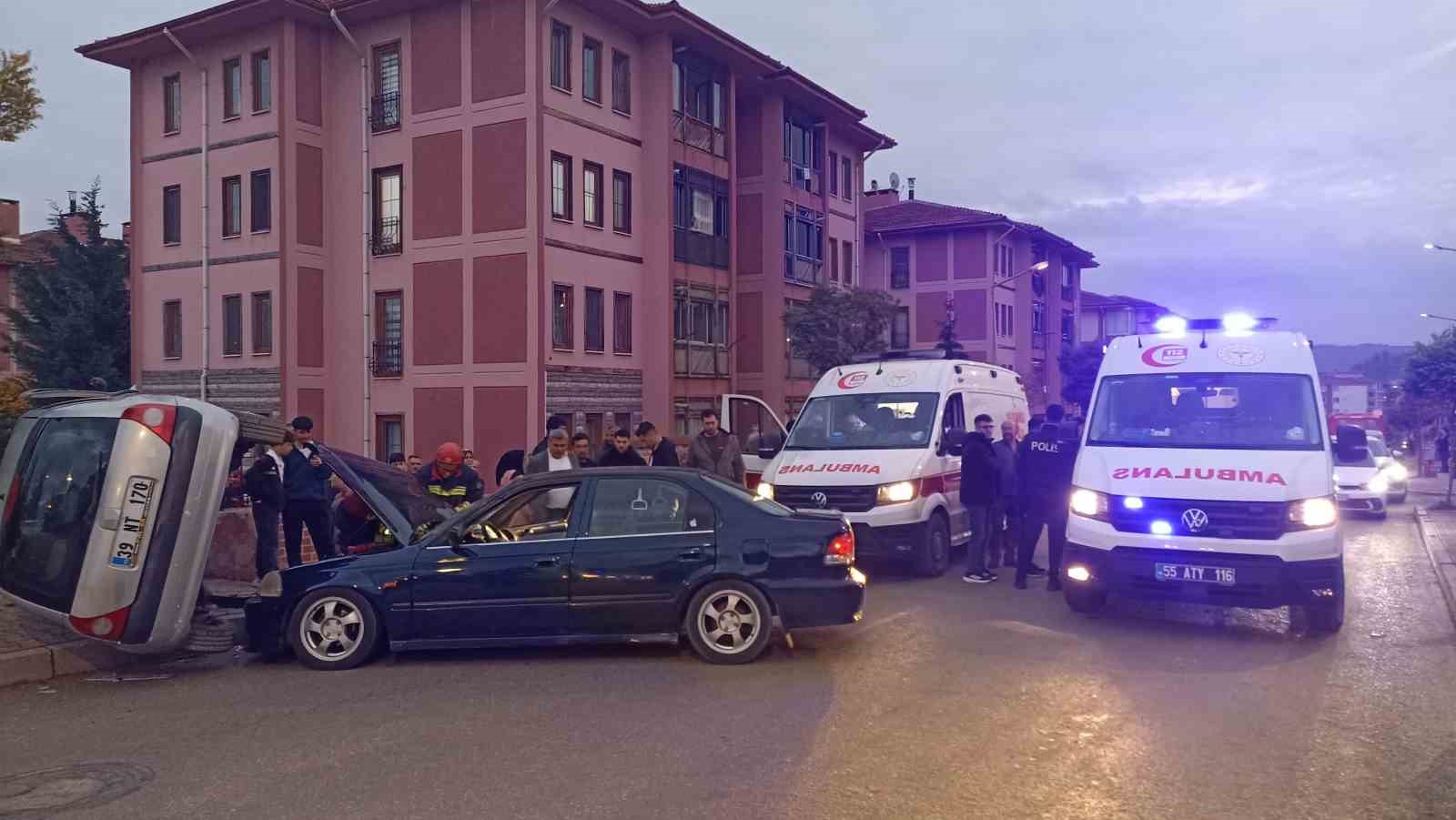 Samsun’da trafik kazası: 4 yaralı