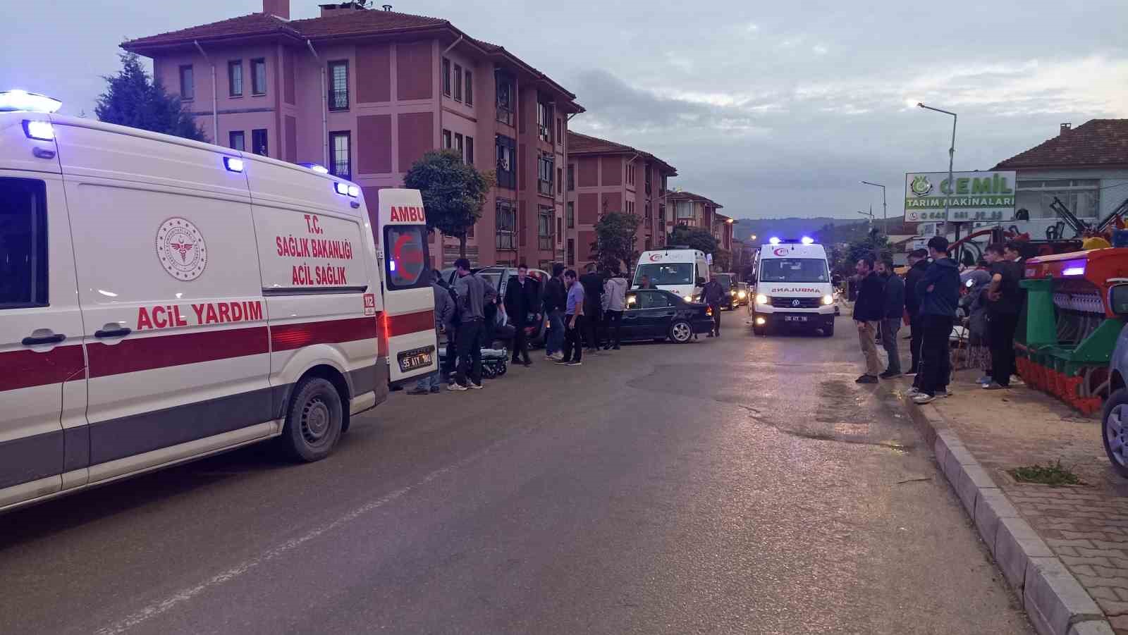 Samsun’da trafik kazası: 4 yaralı