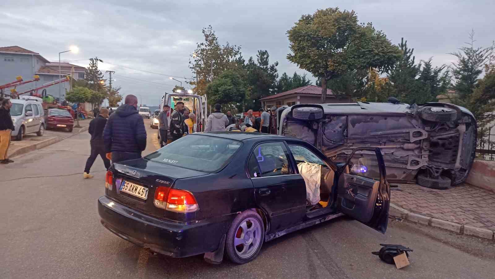 Samsun’da trafik kazası: 4 yaralı