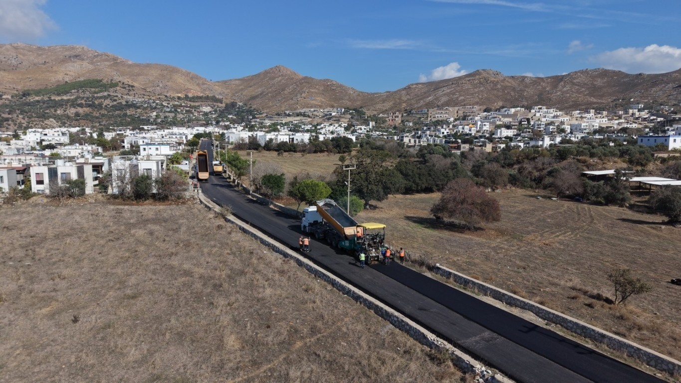 Bodrum’da yol çalışmaları dört mahallede sürüyor