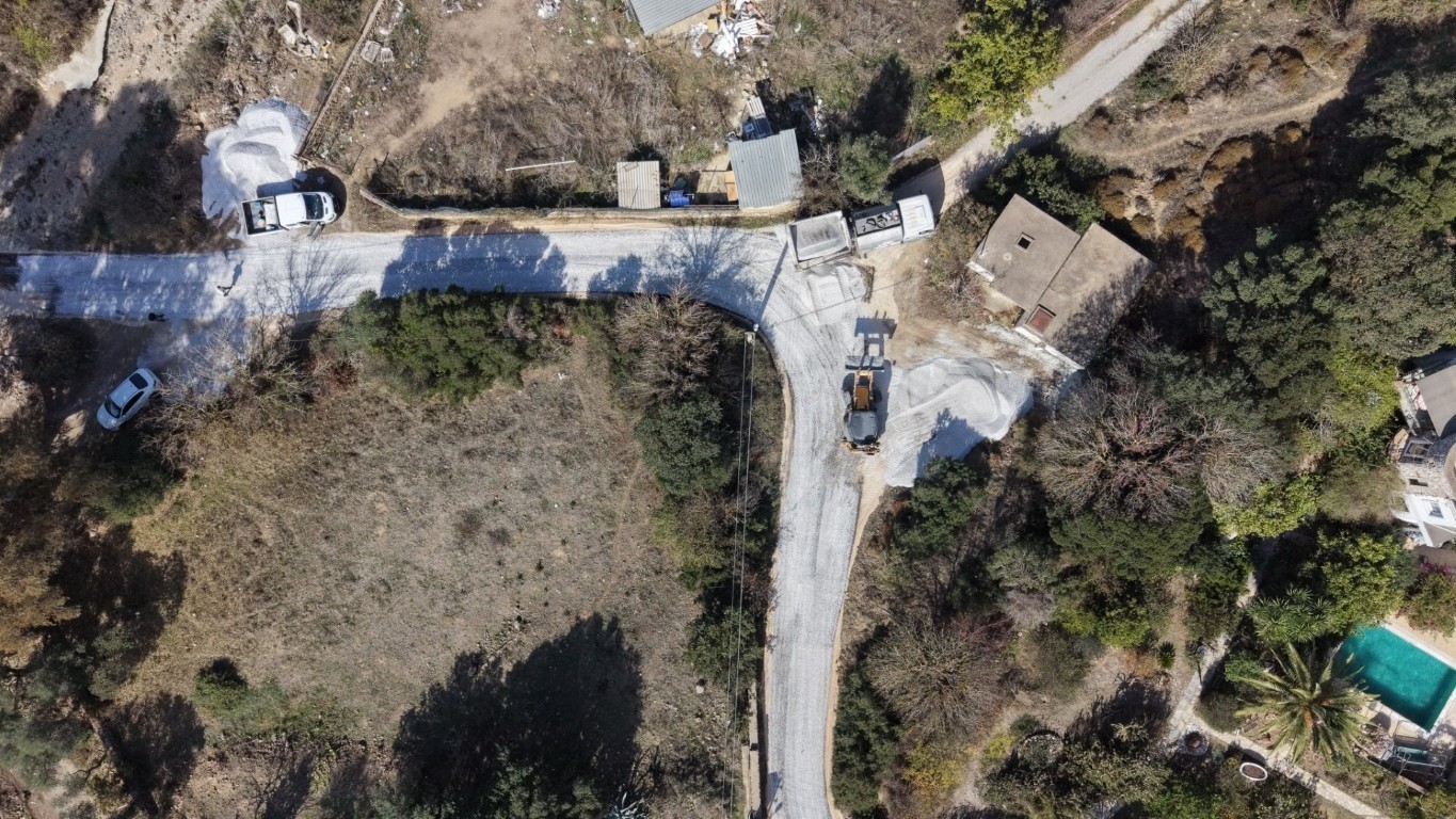 Bodrum’da yol çalışmaları dört mahallede sürüyor
