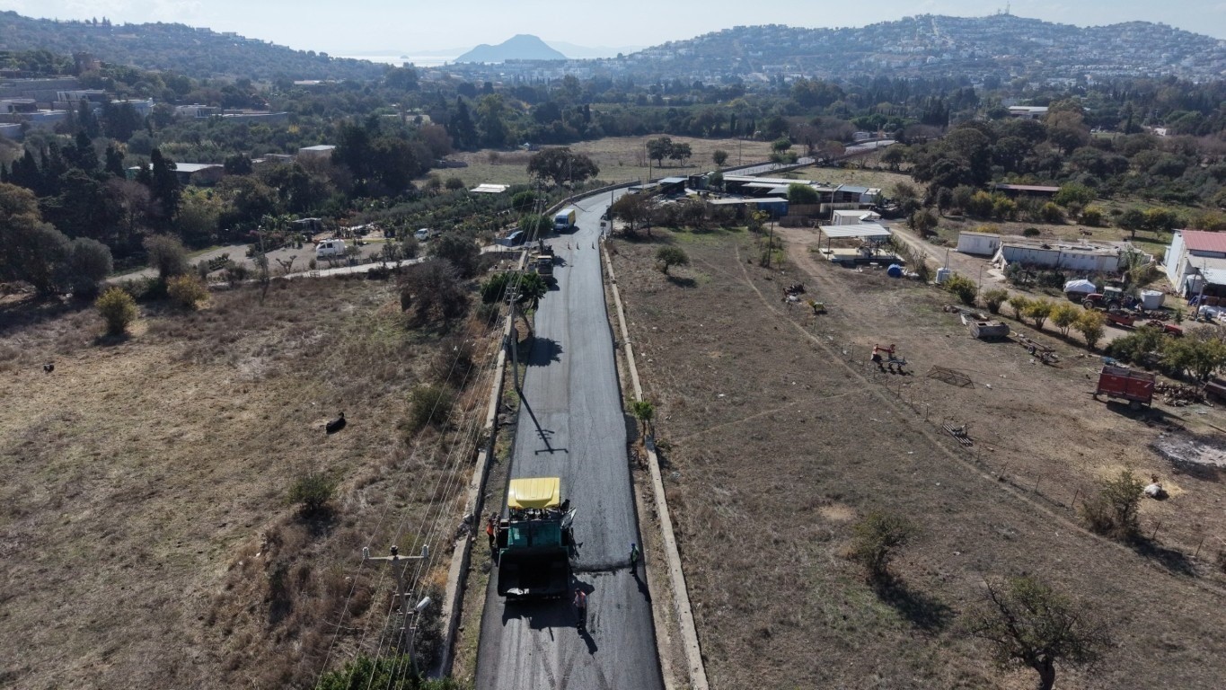 Bodrum’da yol çalışmaları dört mahallede sürüyor