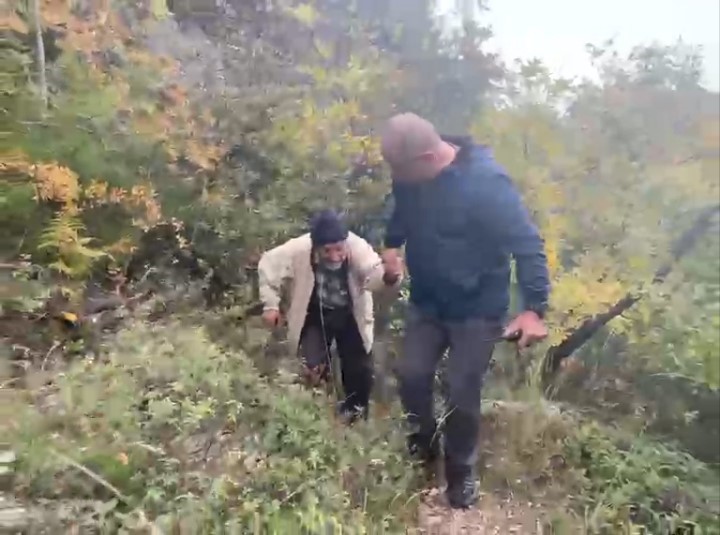 Uludağ’da mağarada yaşayan adamın hikâyesi mutlu sonla bitti;