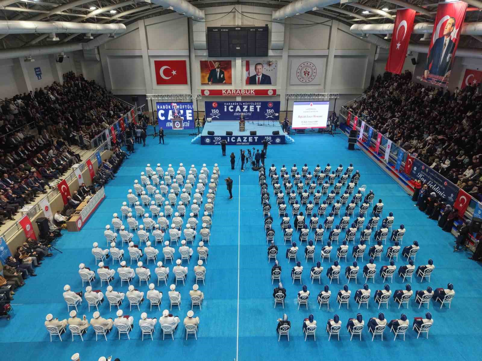 Karabük’te 150 öğrenci hafızlık icazeti aldı