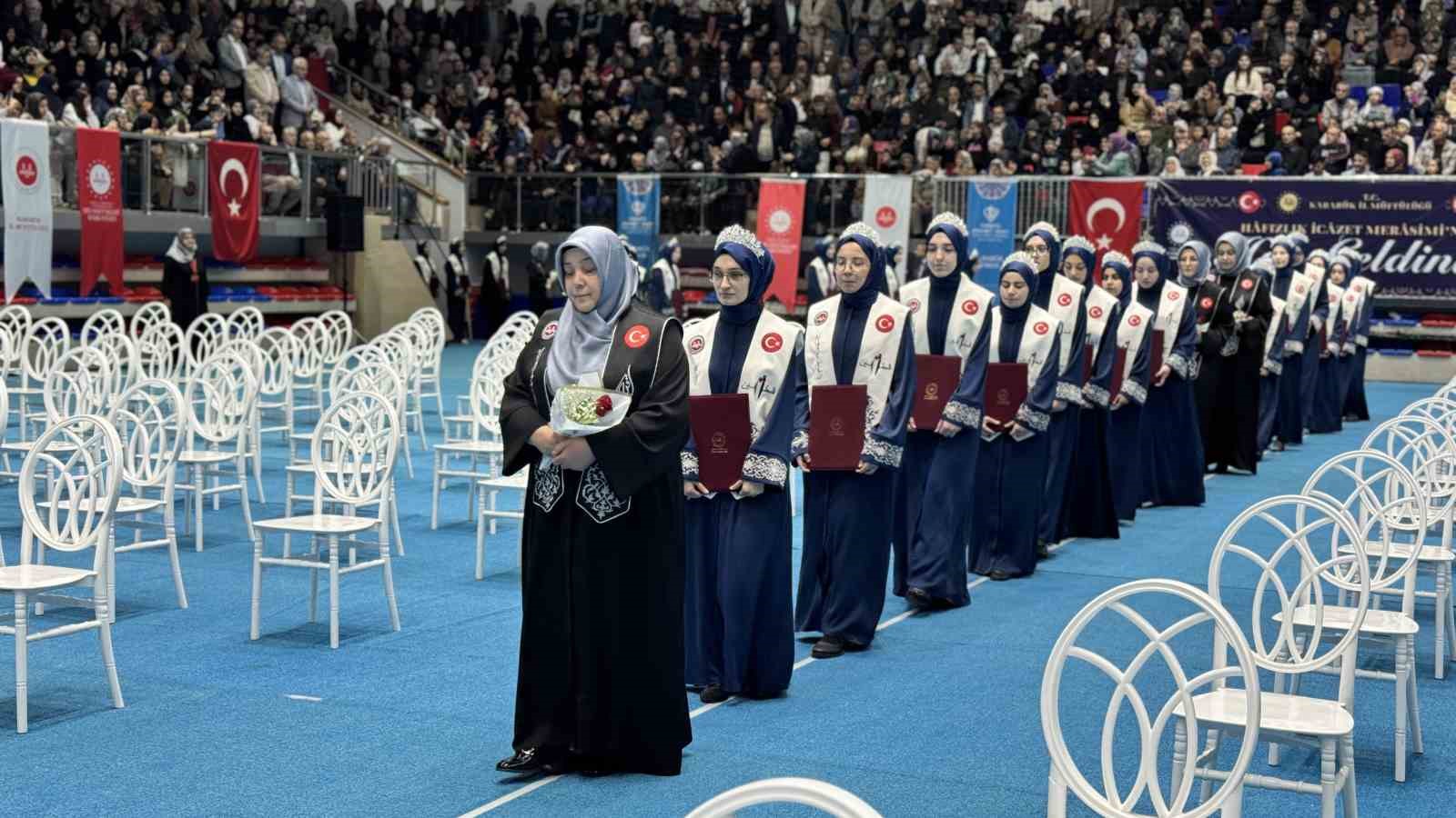 Karabük’te 150 öğrenci hafızlık icazeti aldı