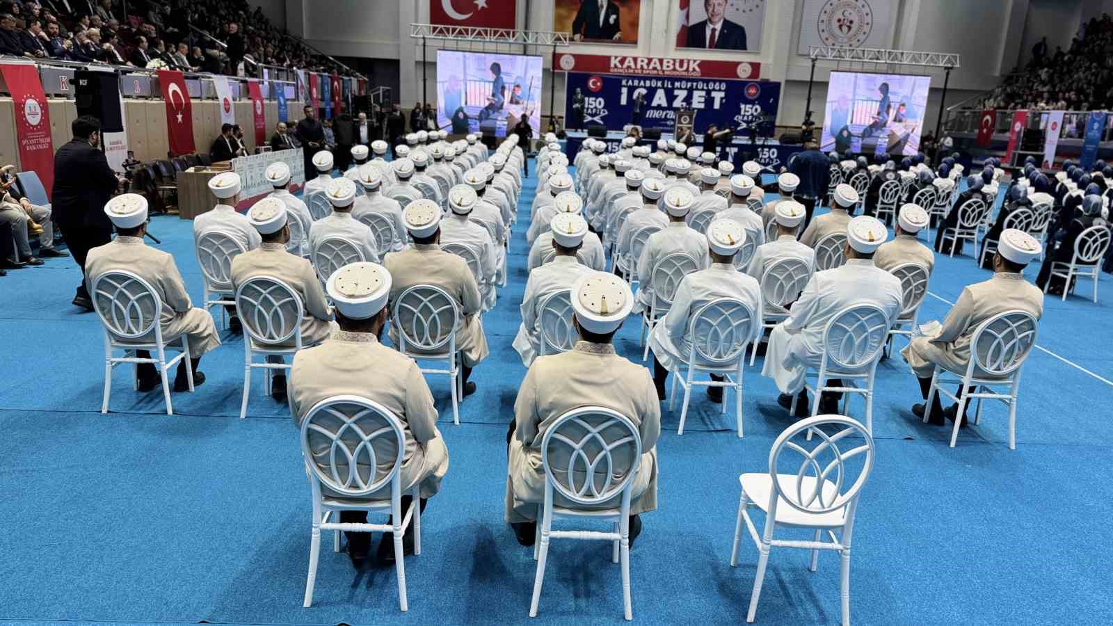 Karabük’te 150 öğrenci hafızlık icazeti aldı