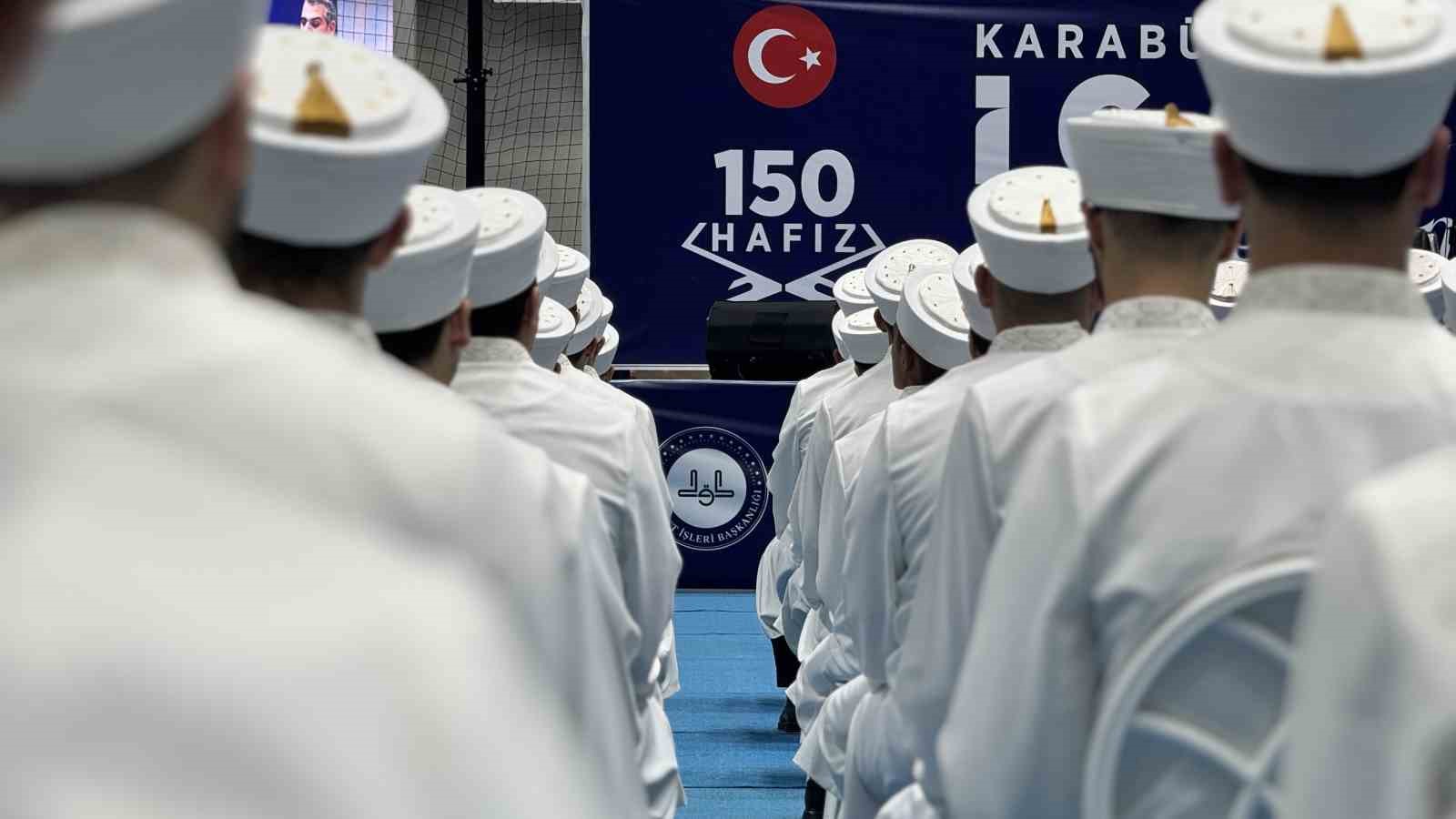 Karabük’te 150 öğrenci hafızlık icazeti aldı