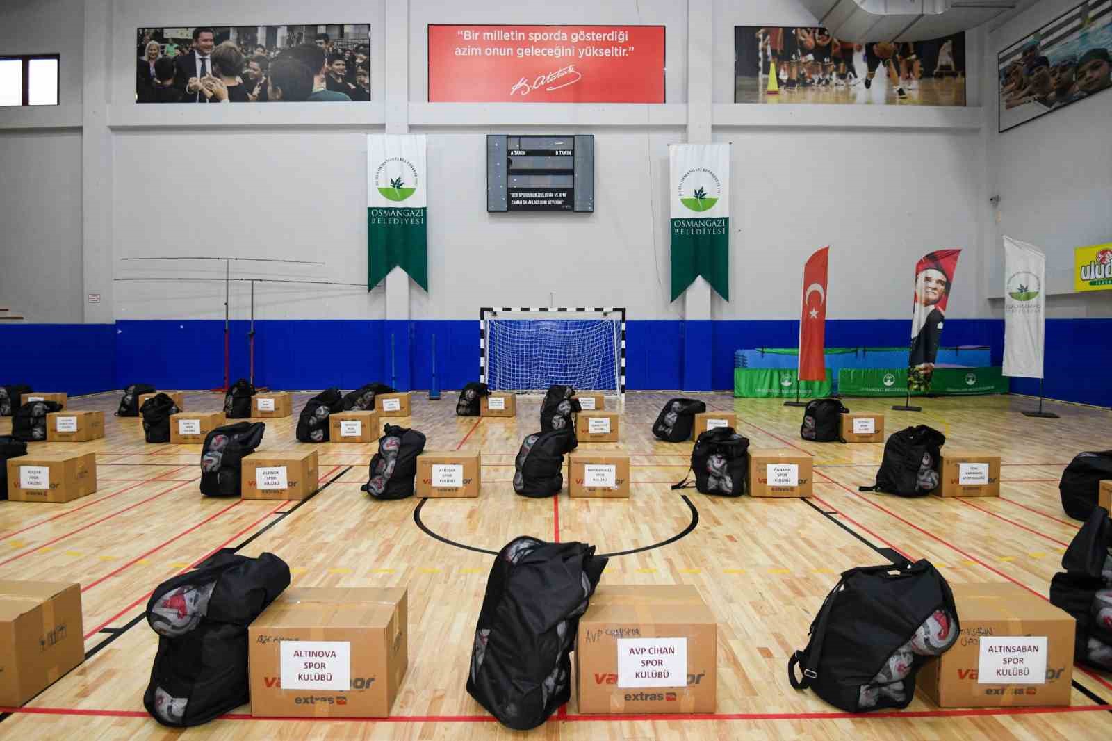 Osmangazi Belediyesi’nden amatör spor kulüplerine büyük destek