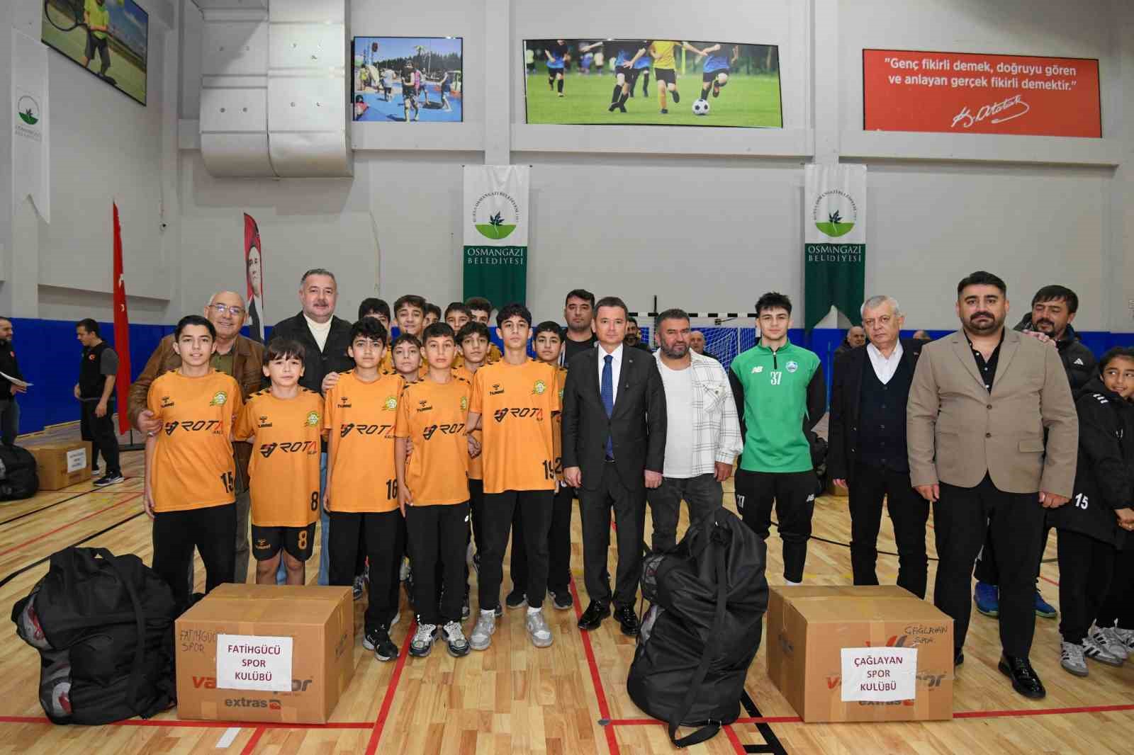 Osmangazi Belediyesi’nden amatör spor kulüplerine büyük destek
