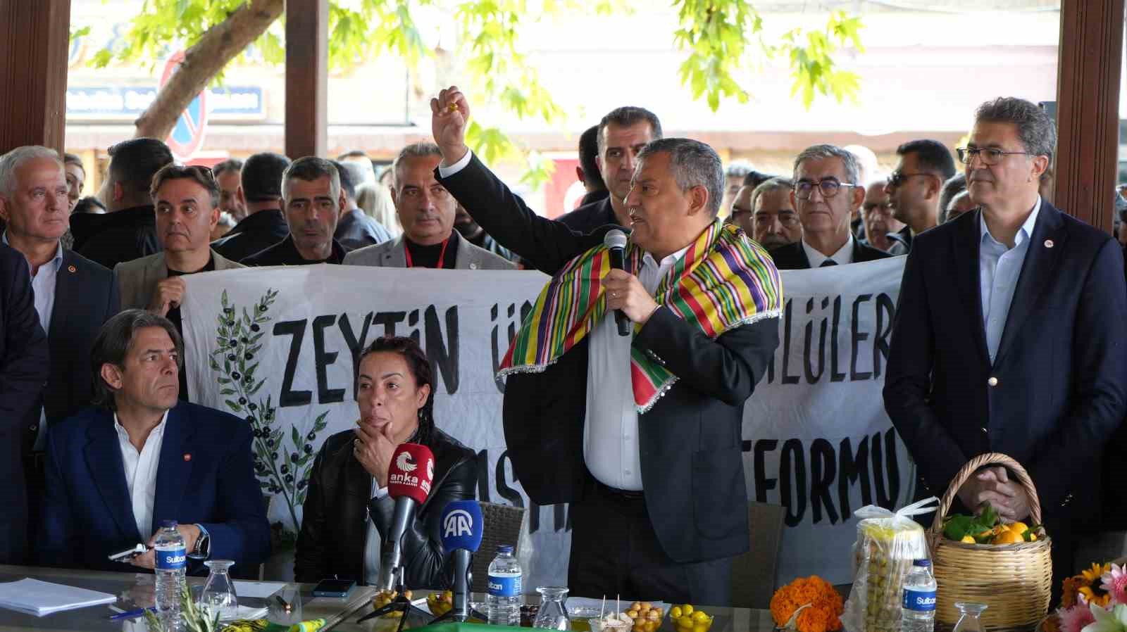 Özgür Özel’den Balıkesir Körfezi’ne çıkarma: 4 ilçede zeytin mesaisi