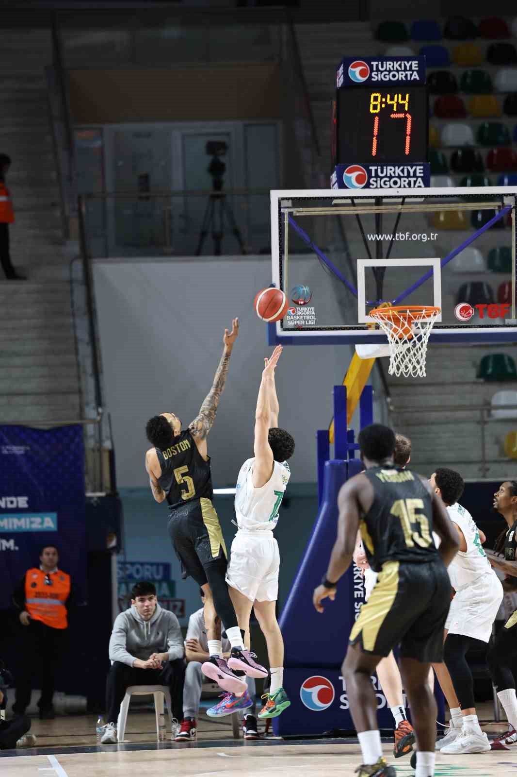 Basketbol Süper Ligi: Körfez Basket: 86 - Trabzonspor: 94