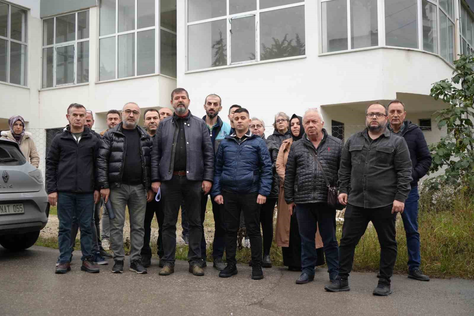 Samsun’da müteahhit ile kooperatif arasındaki uyuşmazlık 80 aileyi mağdur etti