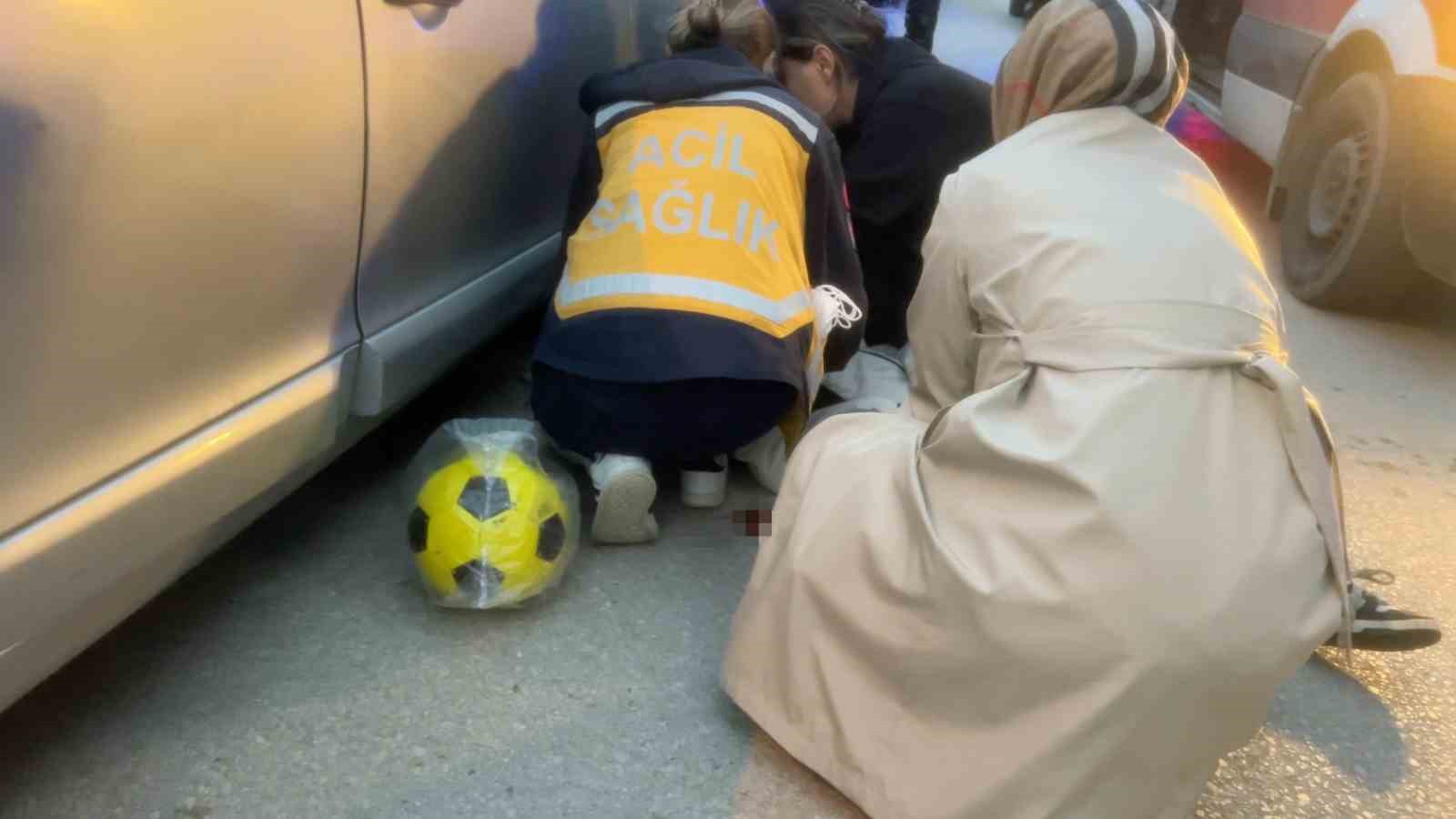Bursa’da motosikletin çarptığı 9 yaşındaki çocuk yaralandı