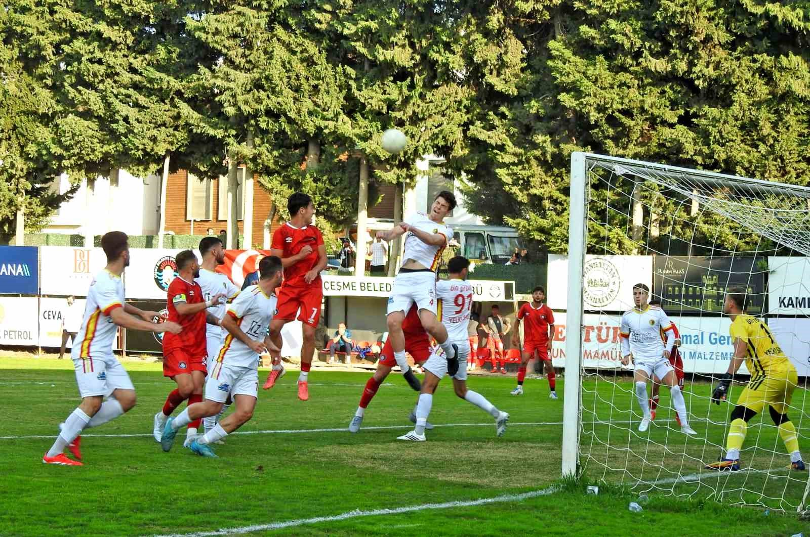 Çeşme Belediyespor evinde Yelkispor’a 1-0 mağlup oldu