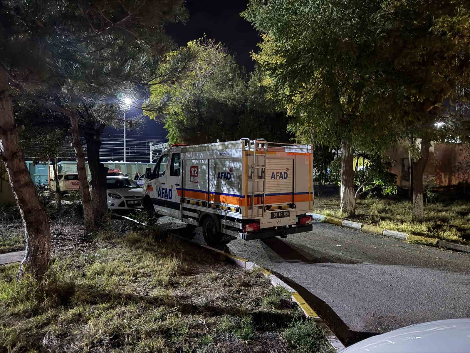 Yük treninde kimyasal sızıntı alarmı
