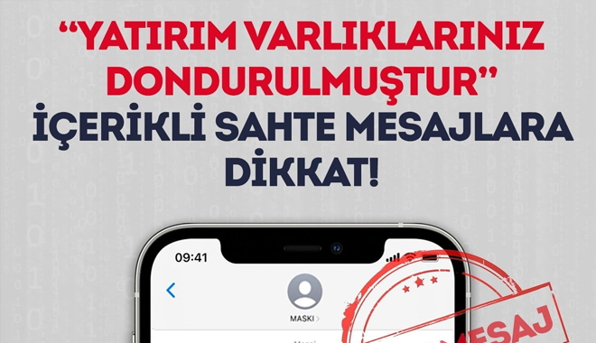 VALİLİK UYARDI : SAHTE İÇERİKLİ MESAJLARA DİKKAT EDİN